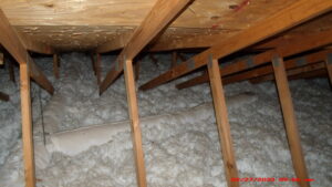 Well insulated attic